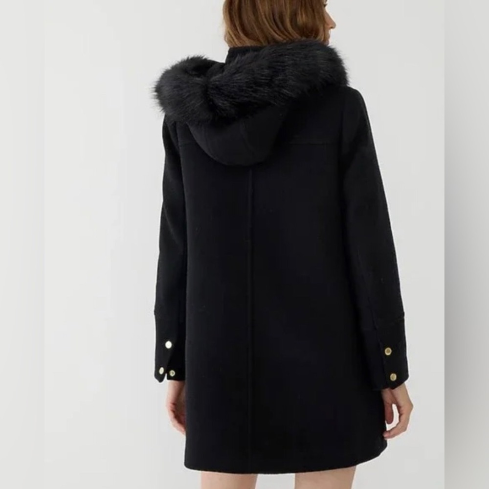 J Crew Chateau Parka in Italian Stadium Cloth Wool - Picture 3 of 7